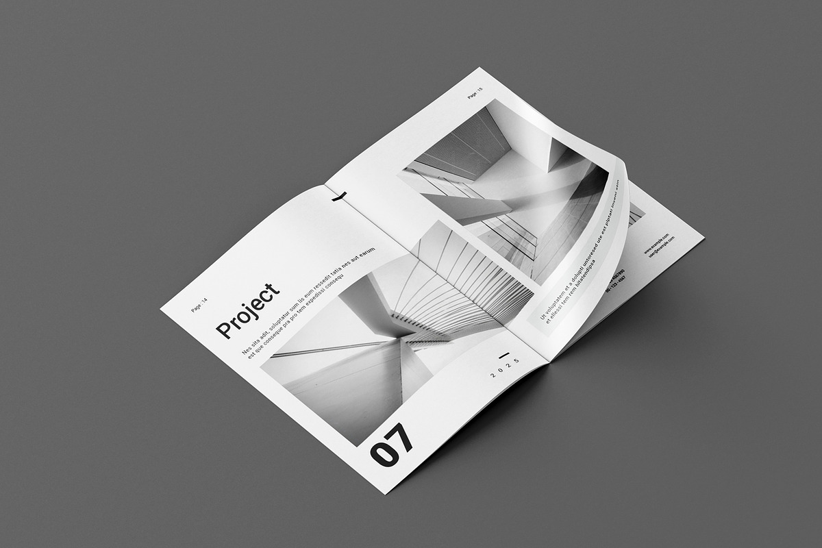 Architecture Portfolio Layout, a Brochure Template by Seeing-art (Photo 8 of 11)