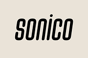 Sonico – Font Family, a Sans Serif Font by Stefano Giliberti (Thumbnail 1 of 10)
