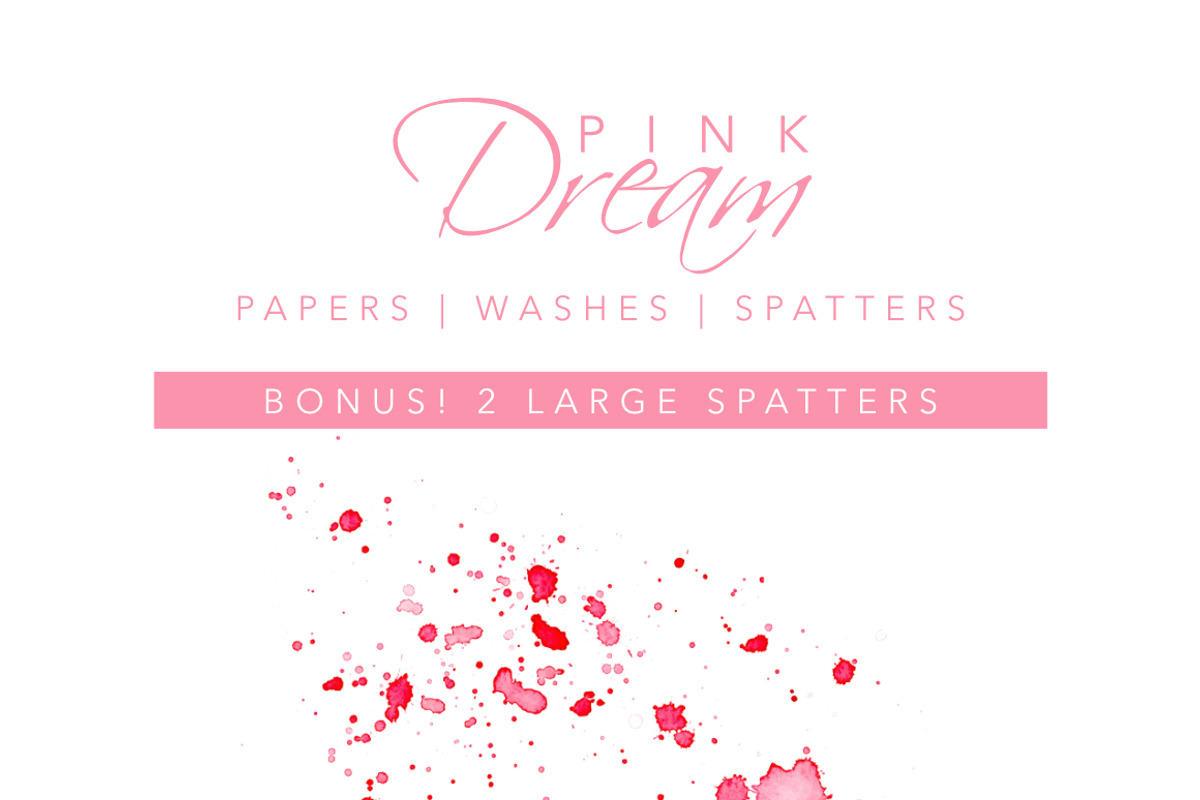 Pink Watercolor Backgrounds + Washes, an Illustration by Feather Grace Designs (Photo 5 of 7)