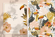 Tropical story. Patterns collection., a Pattern Graphic by Alena Zaytseva (Thumbnail 3 of 11)