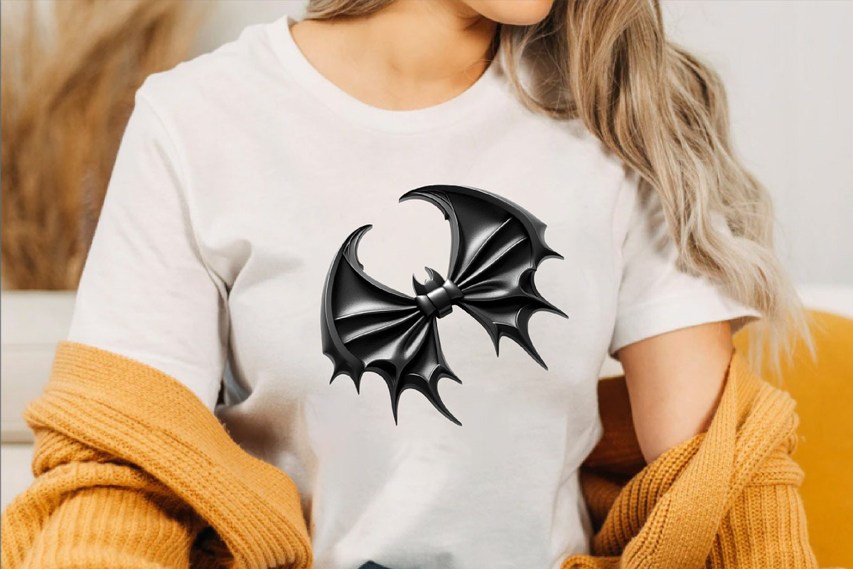 Black Coquette Bat Bow  Clipart Bund, an Illustration by SVGArt (Photo 2 of 8)