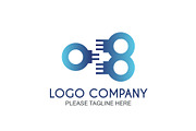 20 Logo Connecting Templates Bundle, a Branding & Logo Template by Friendesigns (Thumbnail 11 of 21)