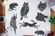 Ink animals, an Animal Illustration by CGterminal (Thumbnail 4 of 7)