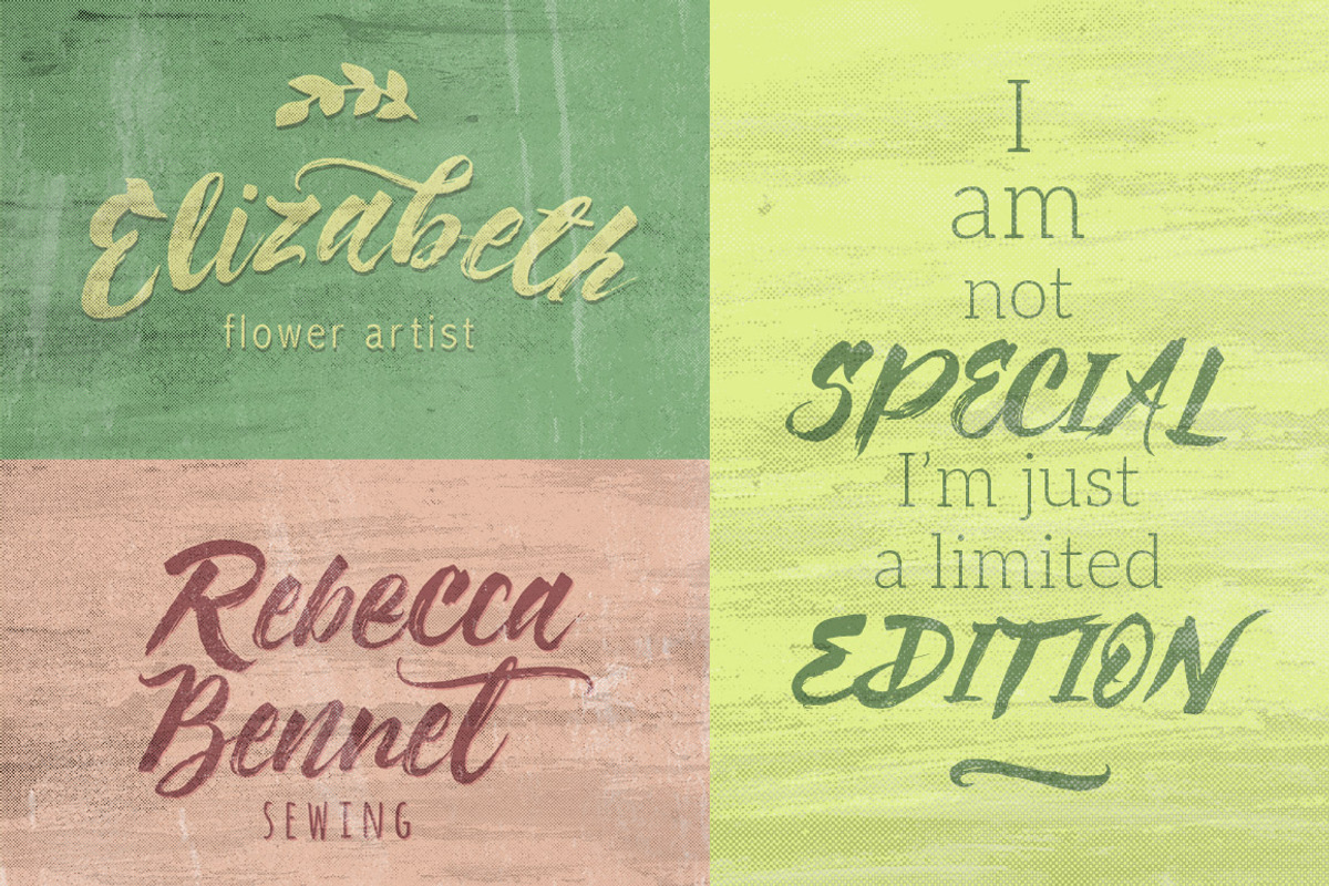 Syabab Brush Script preview 3
