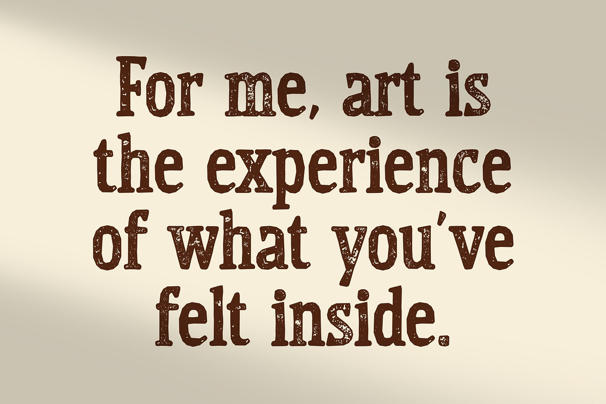 CS Dario Stamp, a Serif Font by Craft Supply Co. (Photo 5 of 8)