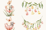 Watercolor Tulip Field Clipart, a Healthcare Illustration by SparkyDesignsUS (Thumbnail 6 of 9)