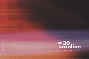 30 Scan lines Glitch Background, a Texture Graphic by freeject.net (Thumbnail 26 of 32)