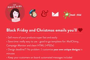 Black Friday & Christmas Emails