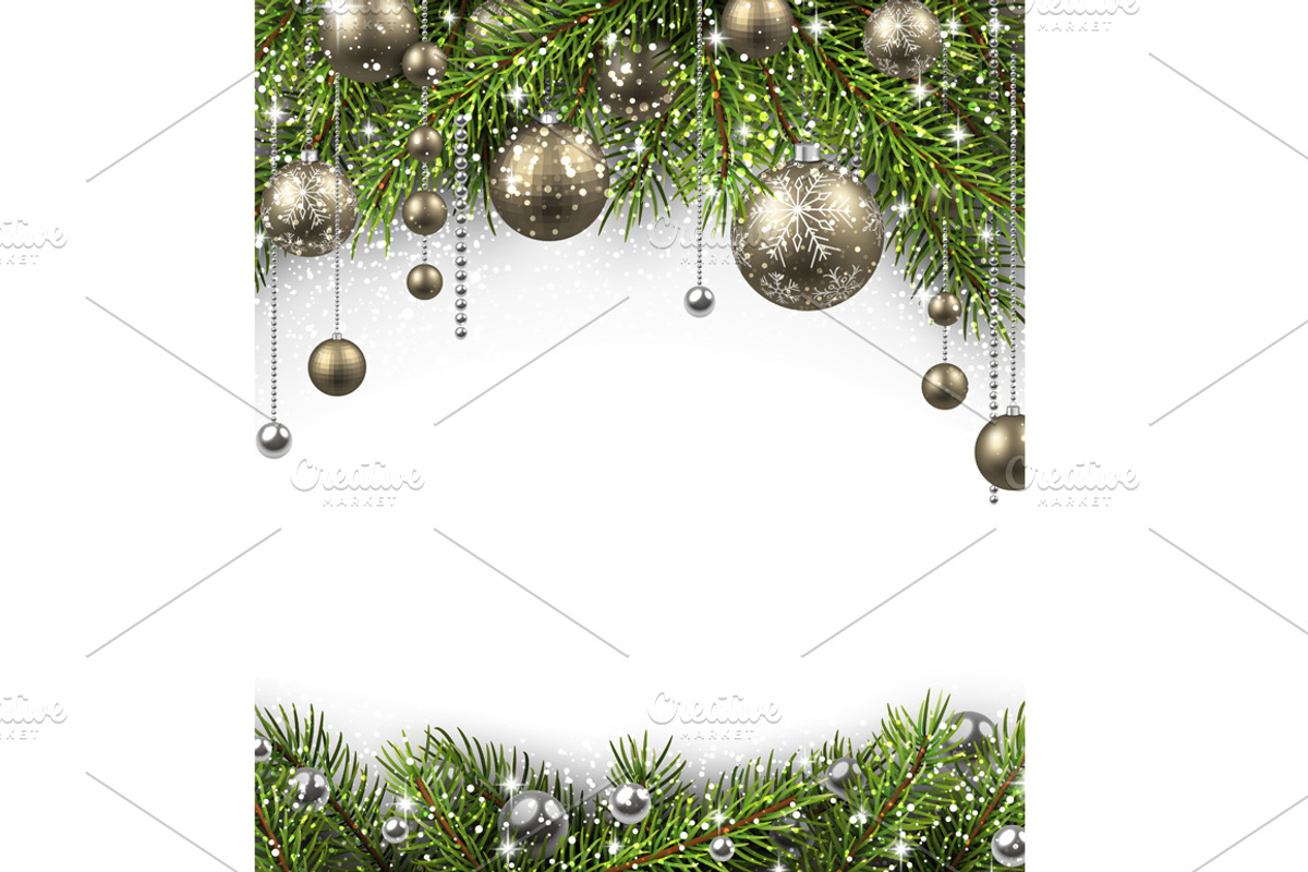 Big golden Christmas & New Year set, a Decorative Illustration by Vjom (Photo 12 of 30)