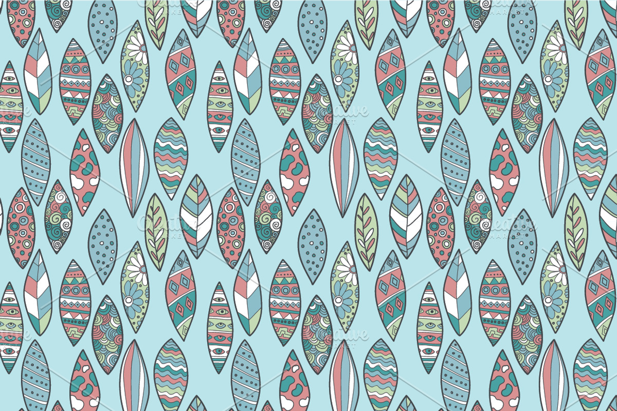 Leaves, a Pattern Graphic by YuliaBiser (Photo 4 of 6)