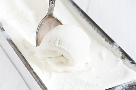 Homemade ice cream stock photo containing cold and scoop