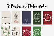 Hand Drawn Christmas Cards Elements, an Illustration by WakeUp600 (Thumbnail 3 of 6)