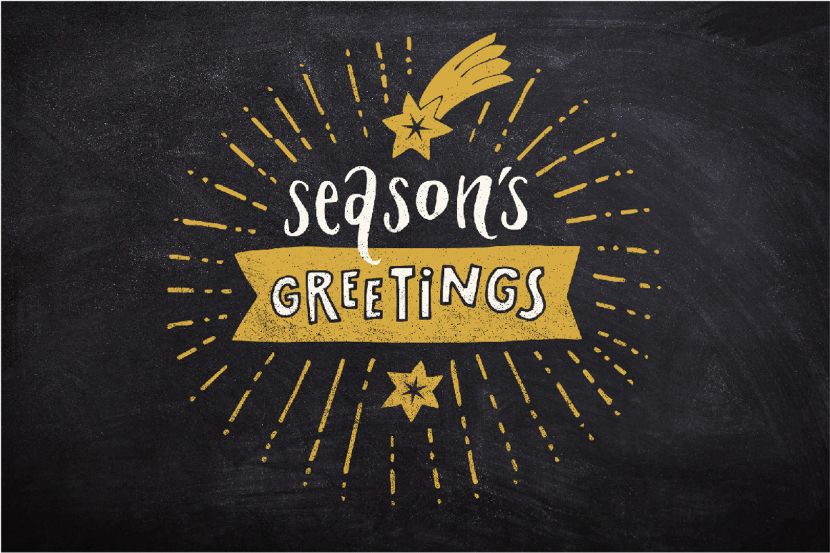 Christmas Calligraphic Badge Pack, a Decorative Illustration by Vitek Graphic (Photo 3 of 7)