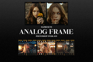 70 Analog Film Frame Overlays