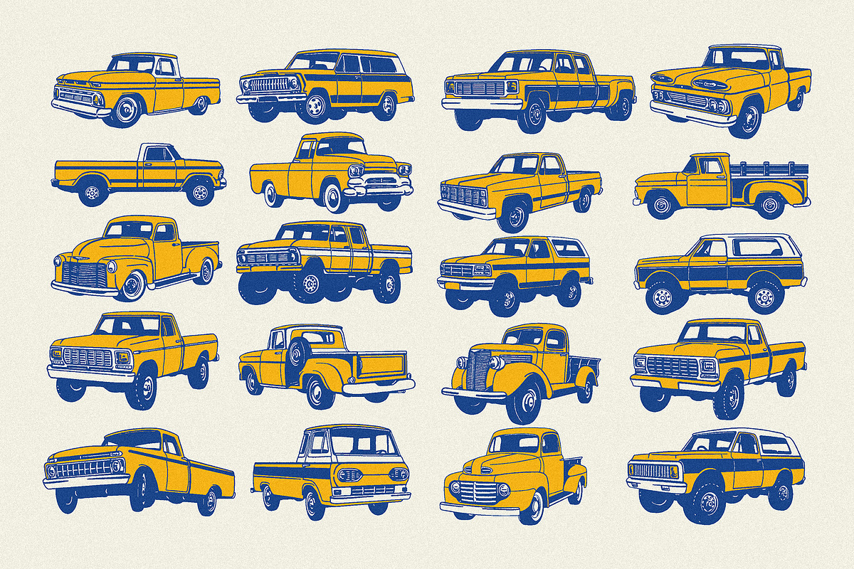 Car Illustration Pack, a Transportation Illustration by Megflags (Photo 3 of 4)