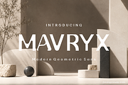 MAVRYK-Modern-Geometric-Display-Sans, a Sans Serif Font by zerologicstudio (Thumbnail 1 of 11)