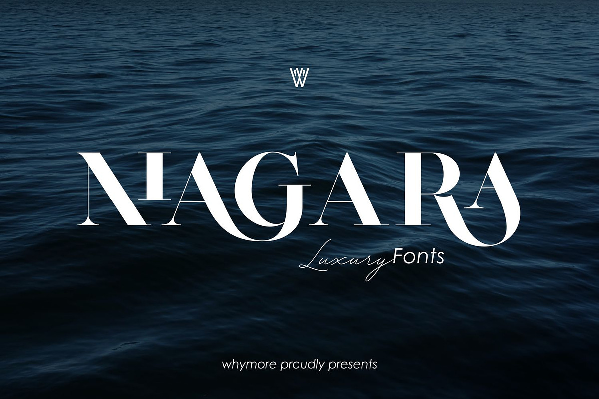 Niagara Font | Beautifull Serif Font, a Serif Font by WhymoreArt (Photo 1 of 11)