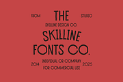 SFC Grandstones, a Sans Serif Font by Skilline Supply Co. (Thumbnail 8 of 8)
