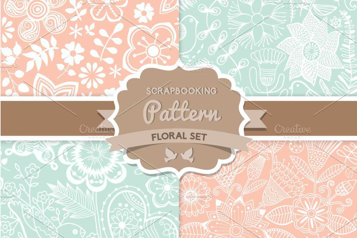 Floral Patterns Set
