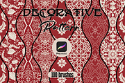 Ornamental pattern brushes Procreate, a Brush Add-On by TheWhiteCatLab (Thumbnail 1 of 5)