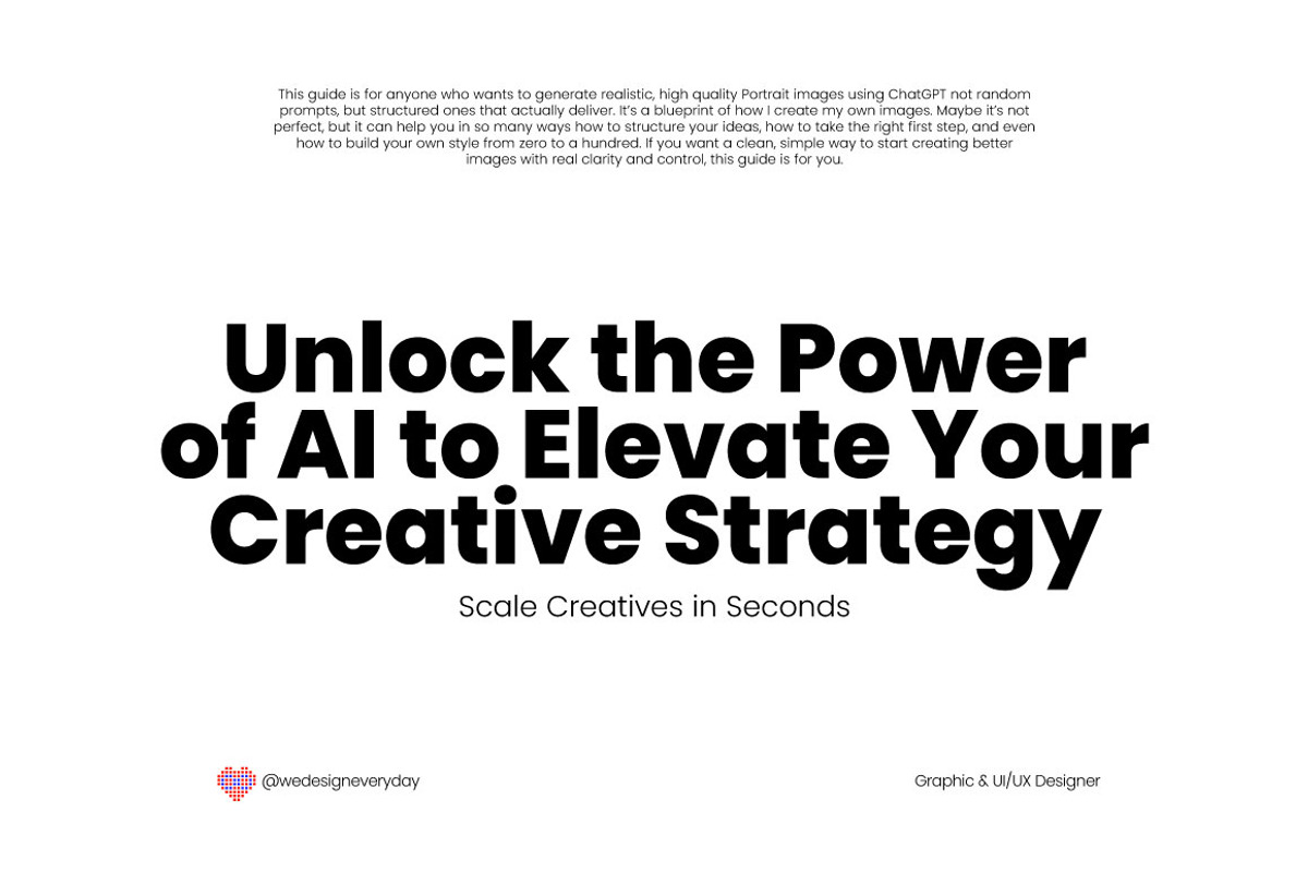 ChatGPT Prompts for Creative Needs, a Graphic by We Design Everyday (Photo 2 of 6)