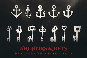 Esoteric Keys & Anchors Vector Pack