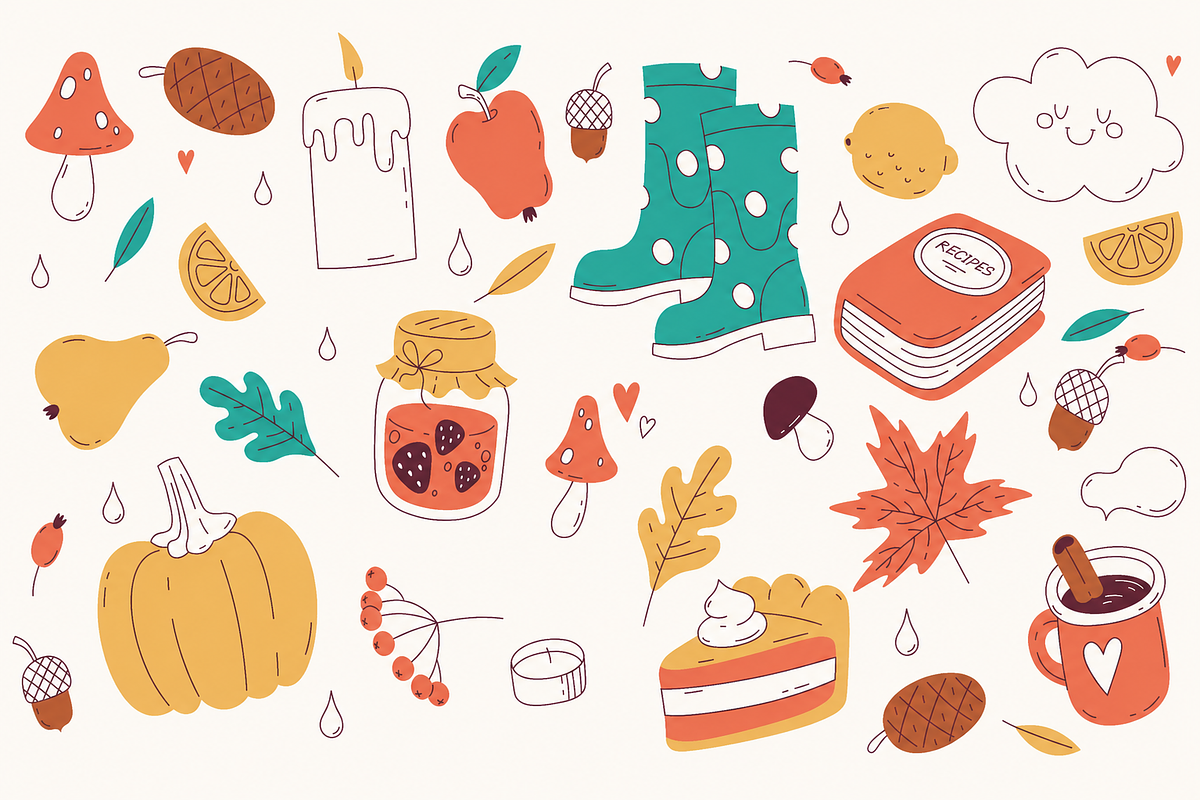 Cozy Fall Clipart, a Seasonal Illustration by Anna Studio (Photo 12 of 13)