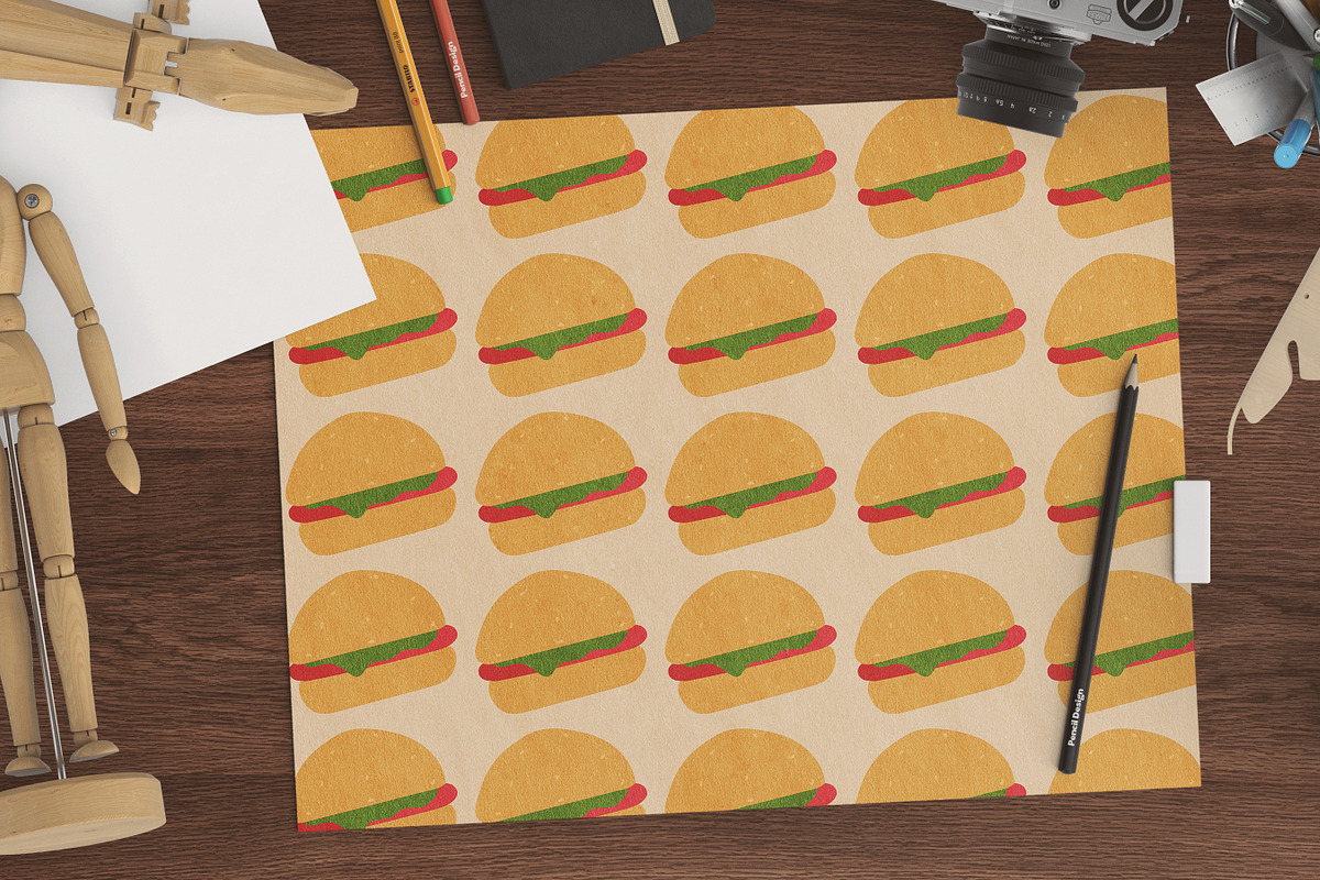 Food Pattern Pack 1, a Pattern Graphic by Mel's Shop (Photo 7 of 12)