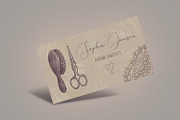 Hairdresser Business Card Design, a Business Card Template by Kseniya-Omega (Thumbnail 3 of 5)