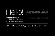 Crovas - Geometric Sans Serif Font, a Sans Serif Font by roomspace creative lab (Thumbnail 2 of 10)