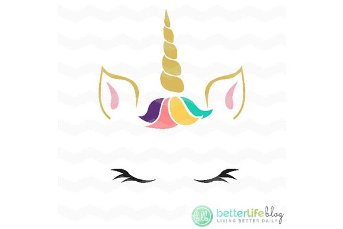 Unicorn Face Vector, EPS, SVG, DXF, an Illustration by betterlifeblog