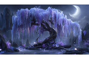 Fantasy concept art depicting an, a Nature Photo by ZinetroN