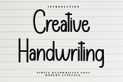 Creative Handwriting, a Sans Serif Font by InermediaSTUDIO (Thumbnail 1 of 8)