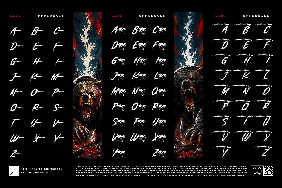 Brutally Ursa Typeface, a Script Font by alit design (Photo 5 of 20)