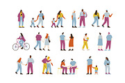 Vector Crowd People bundle, a Person Illustration by Vector_Art (Thumbnail 7 of 11)