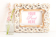 SETOF2 Vintage White Frame Mockup #2, a Print Template by MockUpHeaven (Thumbnail 2 of 2)