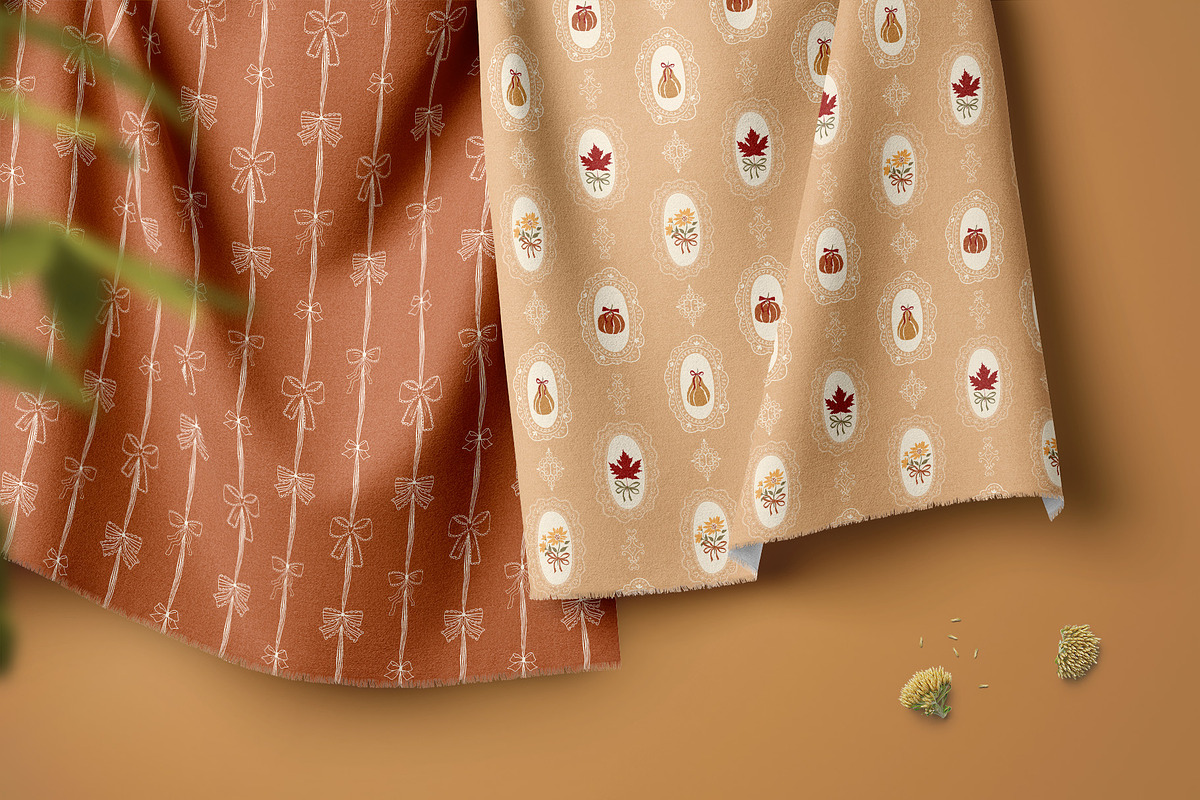 Autumn lace patterns Vector, a Pattern Graphic by Tani Kuzminka (Photo 16 of 24)