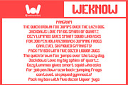 Party Heart font, a Sans Serif Font by weknow (Thumbnail 6 of 8)