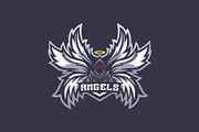 Angel Skull Mascot Esport Logo, a Branding & Logo Template by prps.std (Thumbnail 3 of 3)