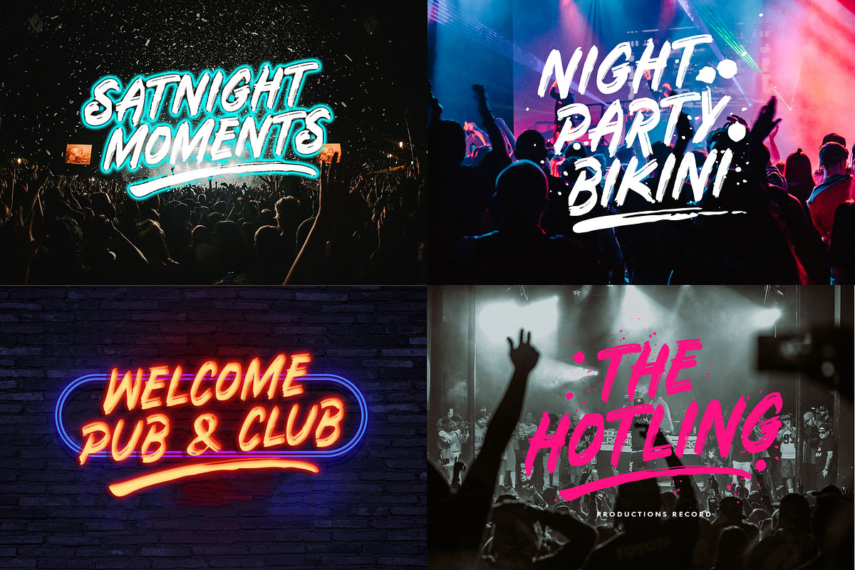 Tunnels Brush Font (Extras) preview 5