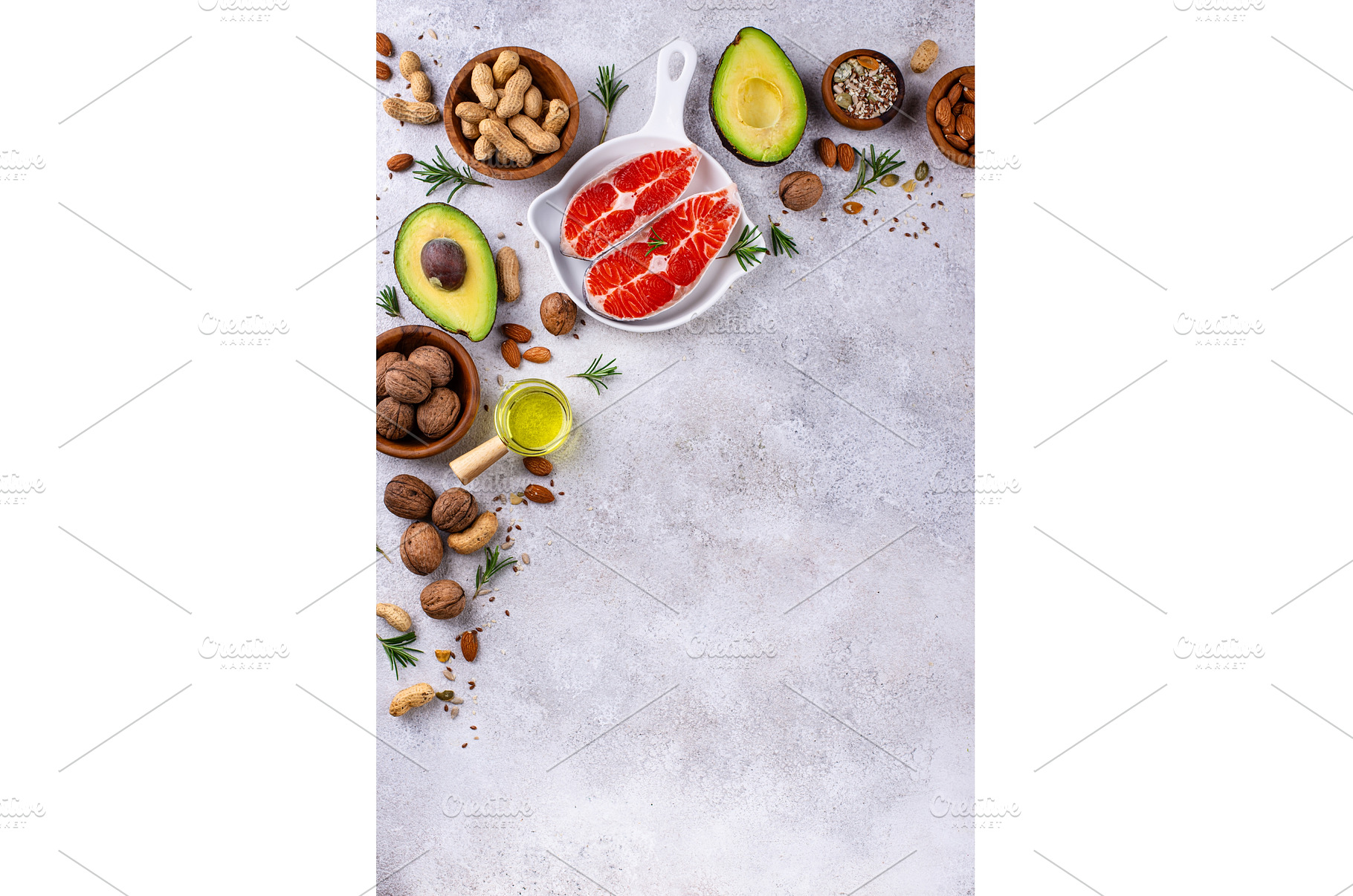 Healthy fat concept. Product with, a Food & Drink Photo by Yulia Furman