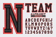 Embroidered Sports Vector Alphabet, an Object Graphic by Mysterylab Designs (Thumbnail 10 of 16)