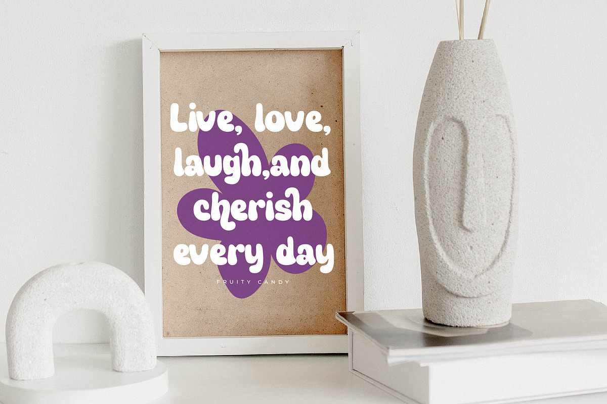 Fruity Candy Groovy Display Font, a Serif Font by timelesstype.co (Photo 7 of 20)