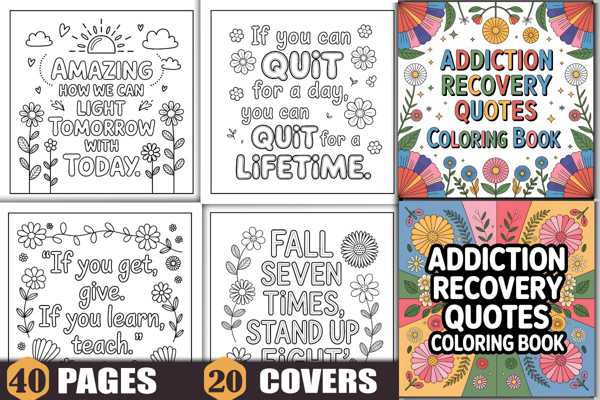 Quotes Coloring Books Bundle, an Object Graphic by protabsorkar11 (Photo 11 of 14)