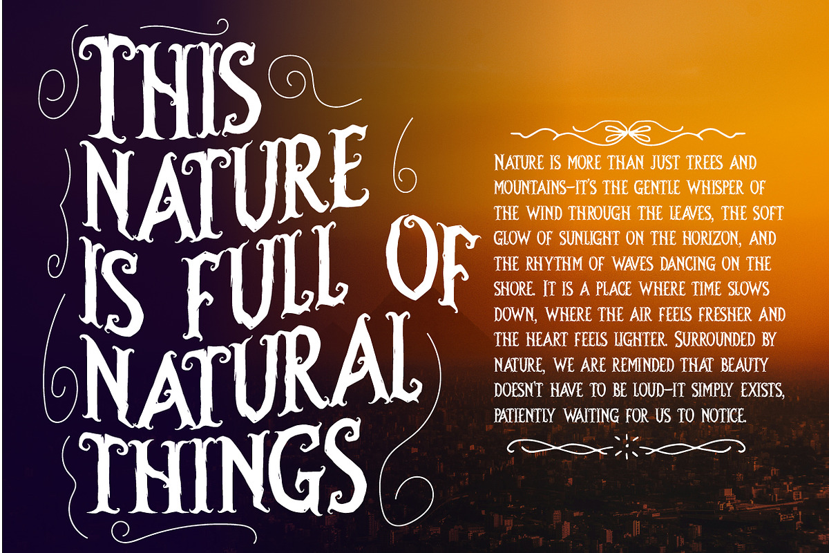 Halther - Fantasy Serif Display, a Blackletter Font by NuType (Photo 13 of 14)