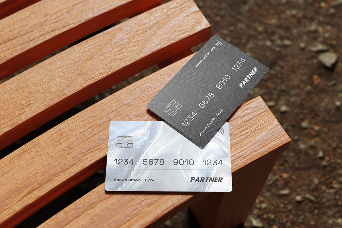 Realistic Credit Card Mockup, a Mockup by My Code Std (Photo 3 of 7)