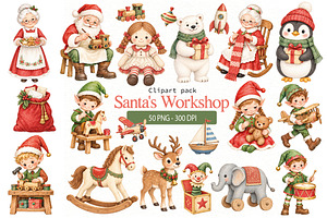 Christmas Watercolor PNG