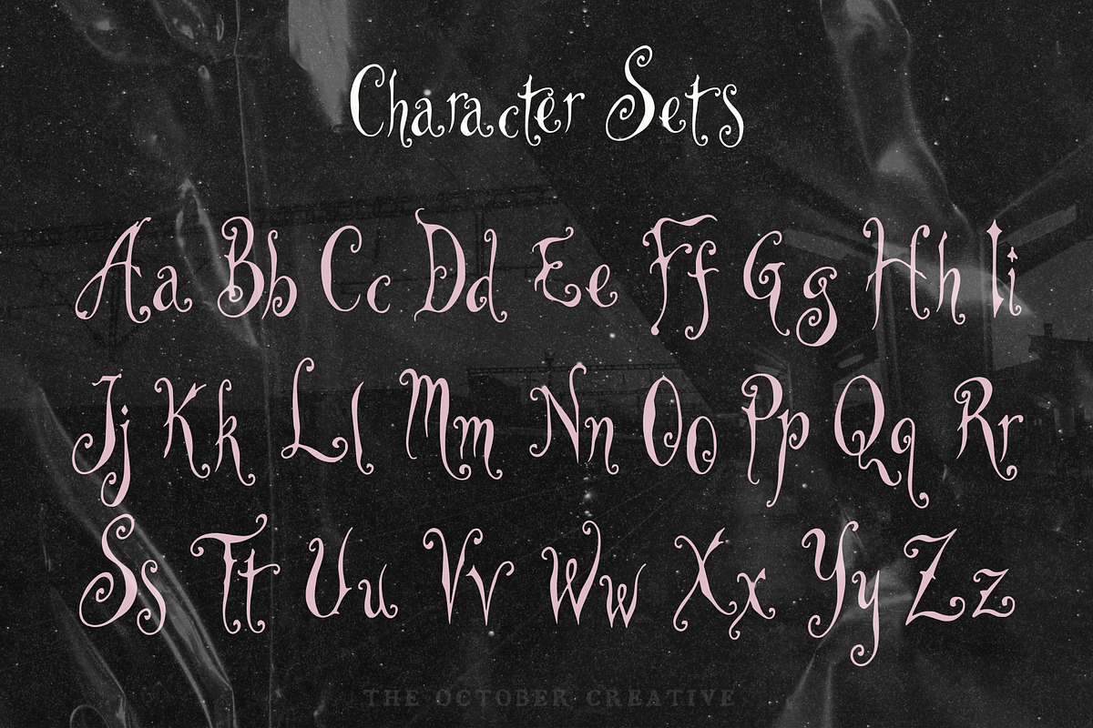 Swoonspun Swirly Display Font, a Handwritten Font by The October Creative (Photo 3 of 8)
