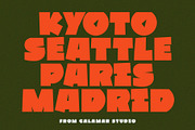 Extra Bold Sans Serif Font - Gaston, a Sans Serif Font by Calamar Studio (Thumbnail 4 of 12)