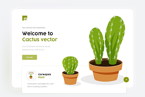 Cactus Vector Set